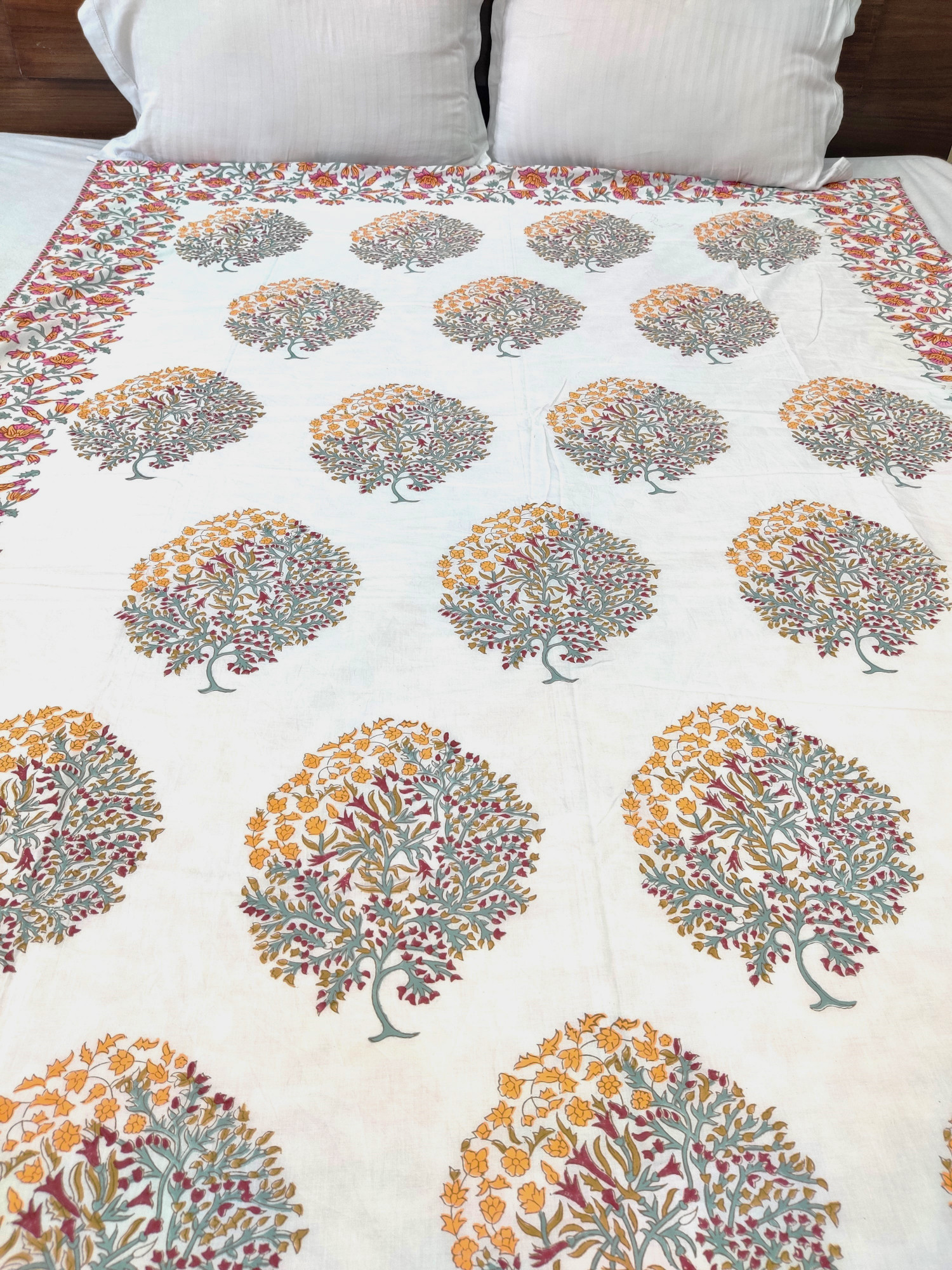 Block Print Dohar - Mix Pattern Reversible Hand Block Print Jaipuri Cotton