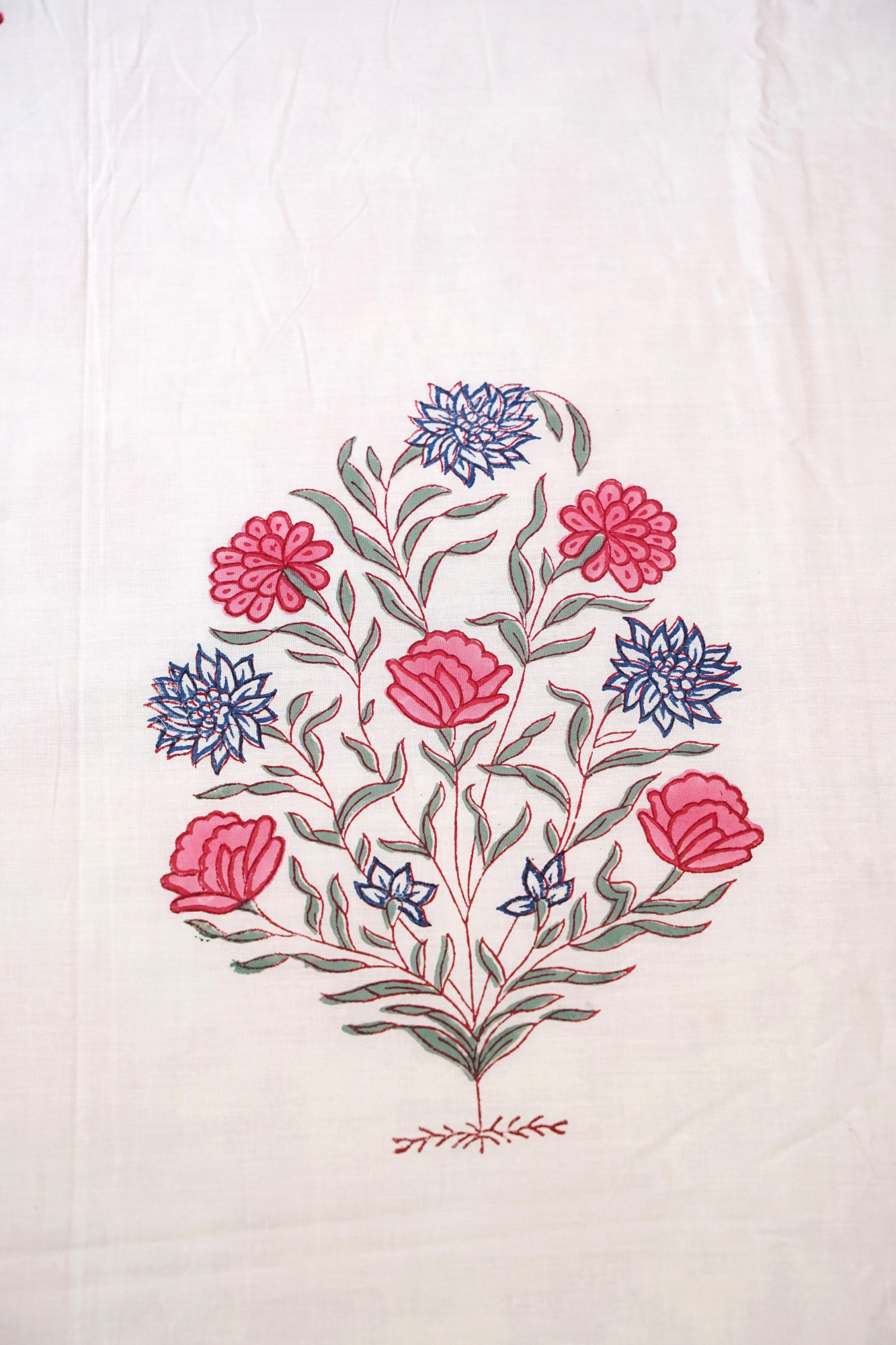 Block Print Dohar - Multicolored Hand Block Print Premium Cotton Jaipuri