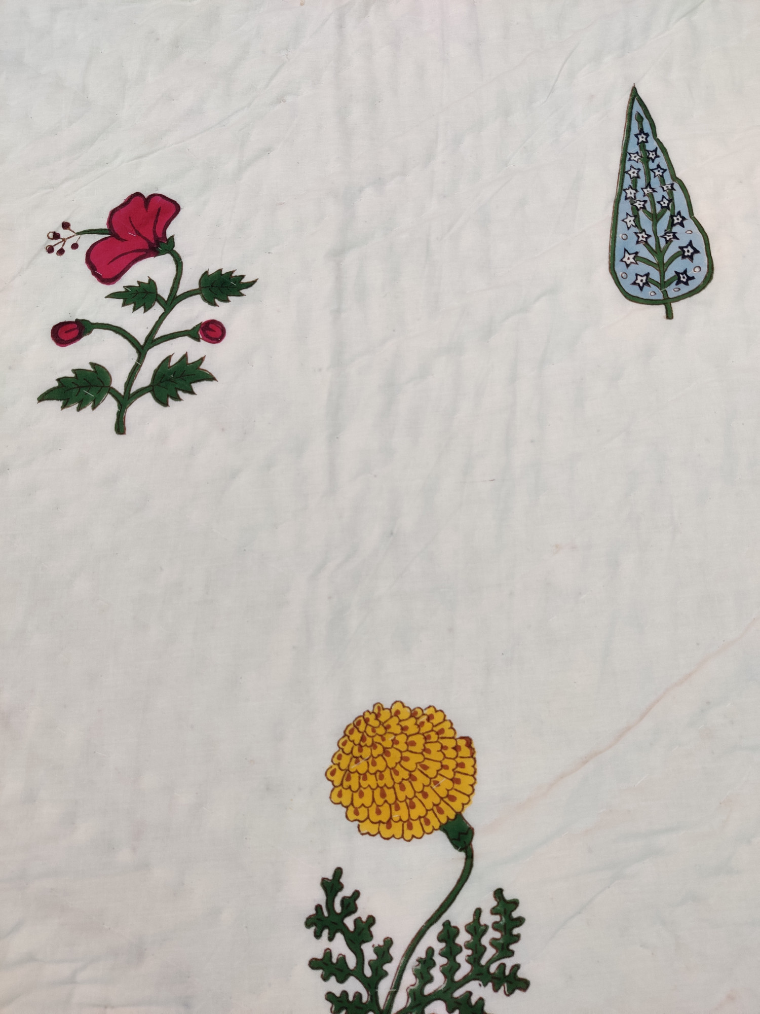 Hand Block Print Mulmul Quilt - Tropical Handblock Soft Jaipuri Razai Double