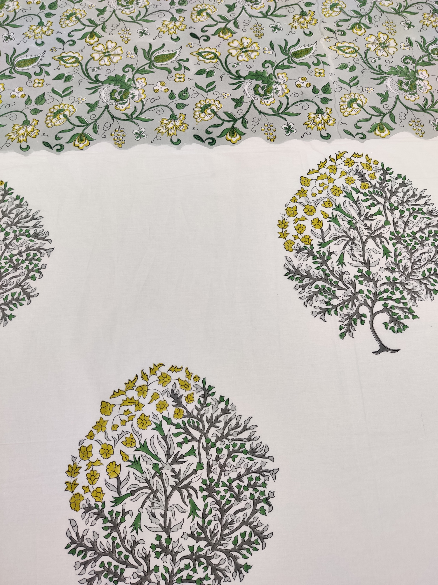 Jaipuri Block Print Bedsheet - Double Block Hand Block Print Cotton King Size