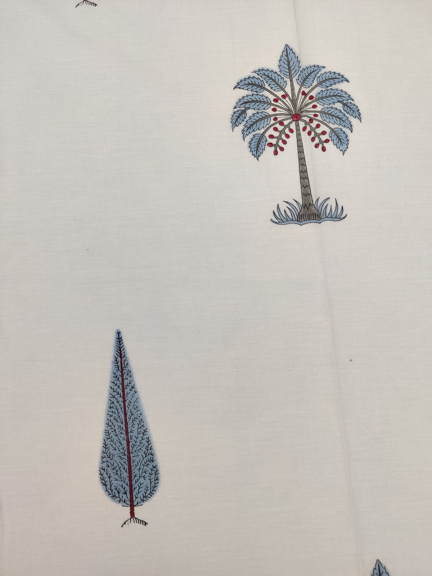 Jaipuri Block Print Bedsheet - Pine Hand Block Print Cotton King Size