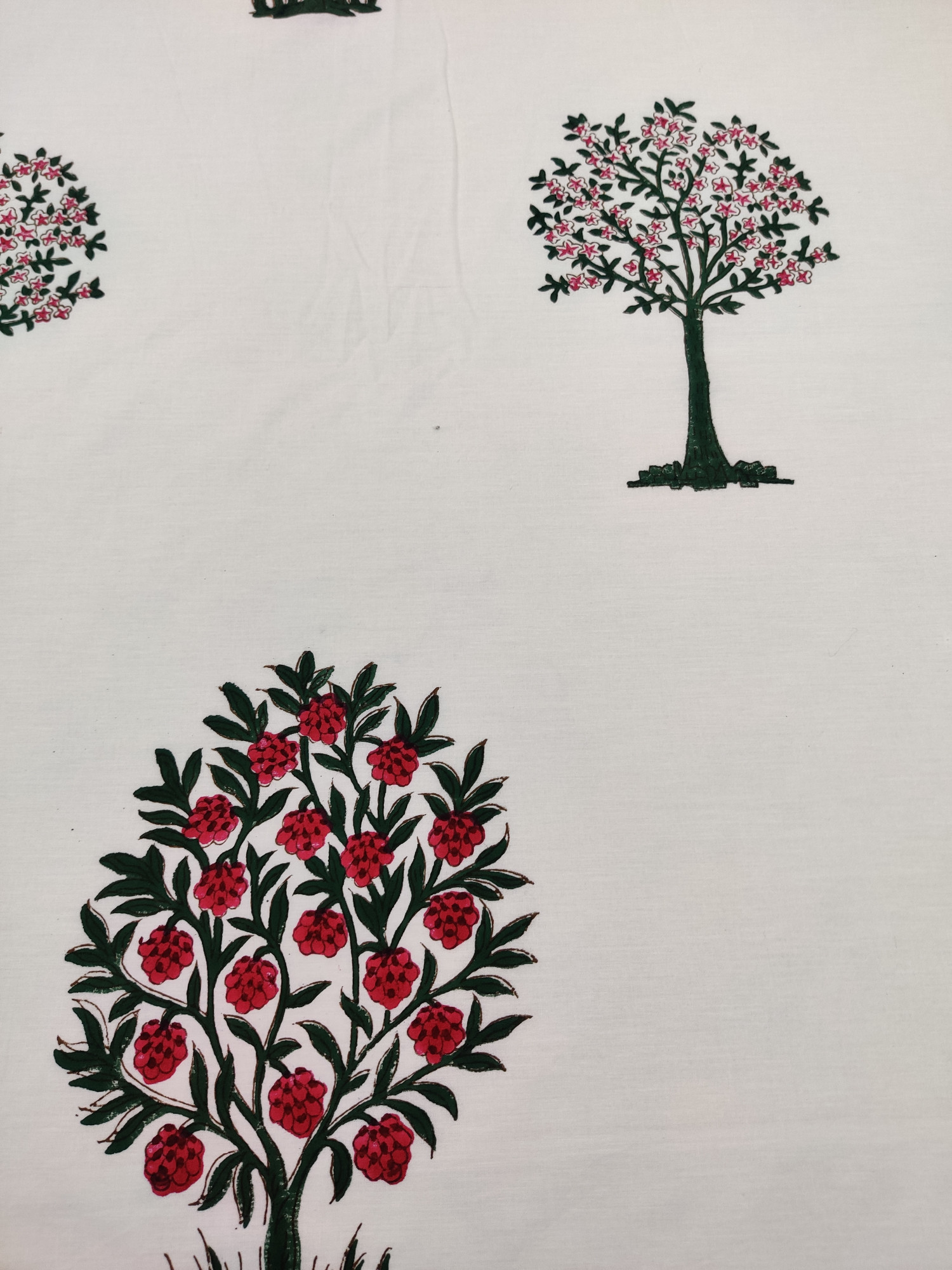Jaipuri Block Print Bedsheet - Alphine Hand Block Print Cotton King Size