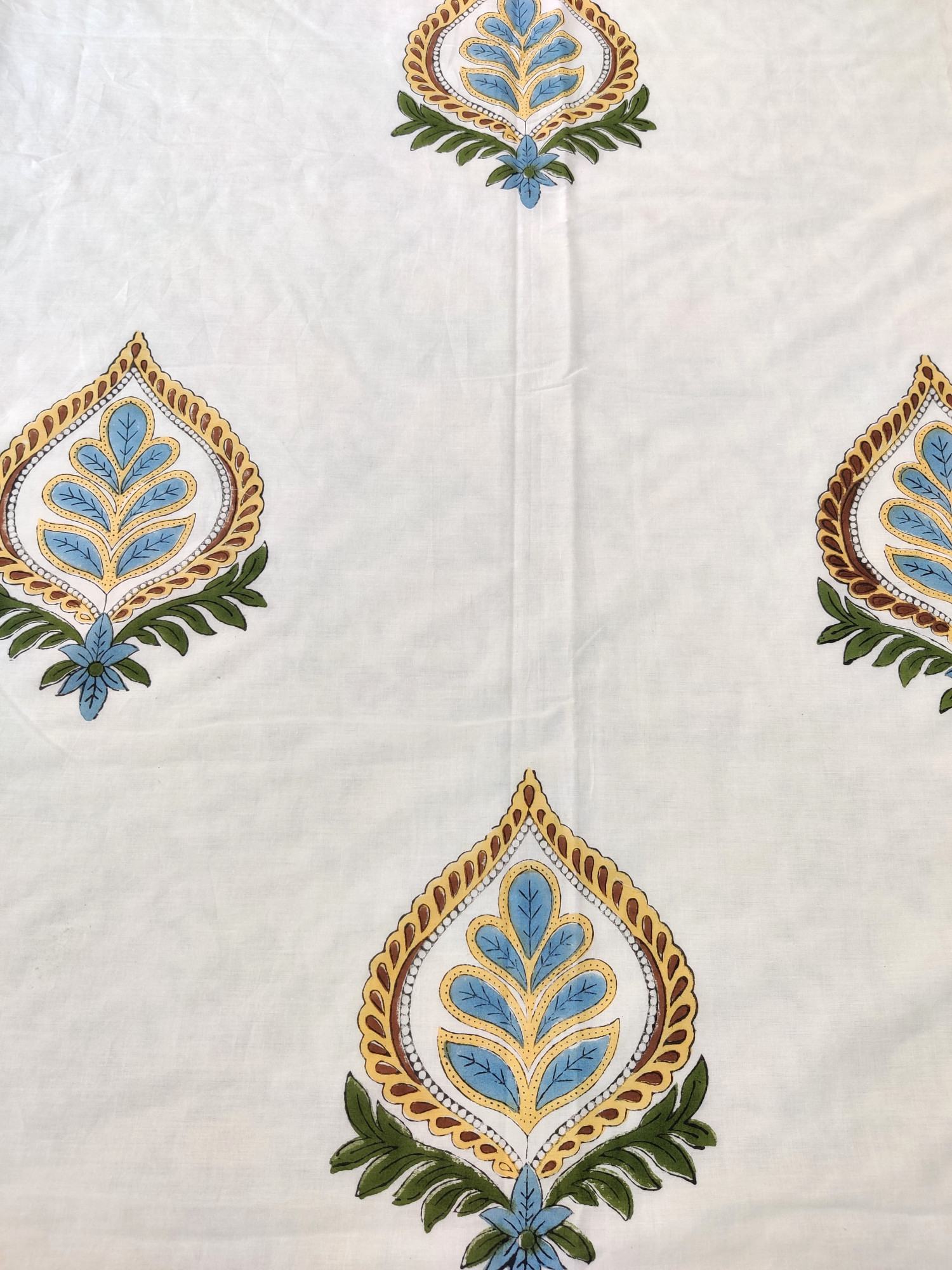 Block Print Dohar - Double Pathi Hand Block Print Percale Cotton Jaipuri