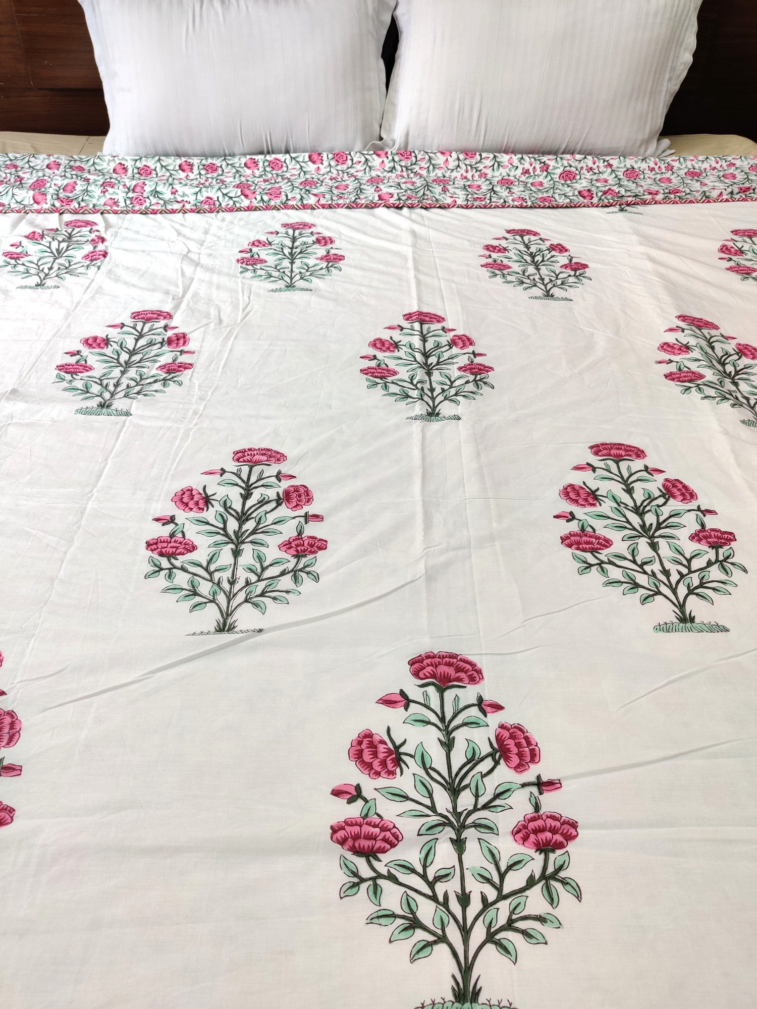 Block Print Dohar - Sadabahaar Hand Block Print Percale Cotton Jaipuri