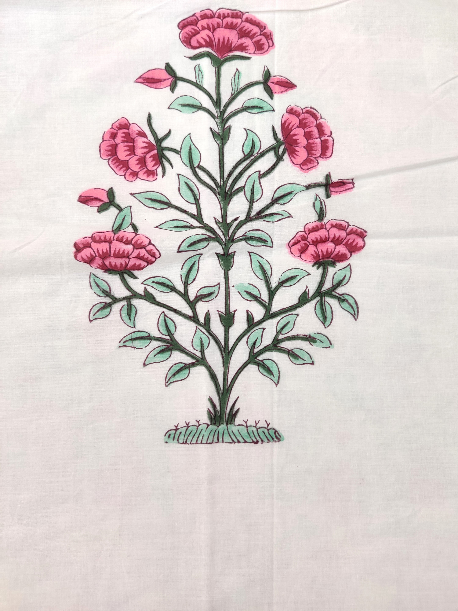 Block Print Dohar - Sadabahaar Hand Block Print Percale Cotton Jaipuri