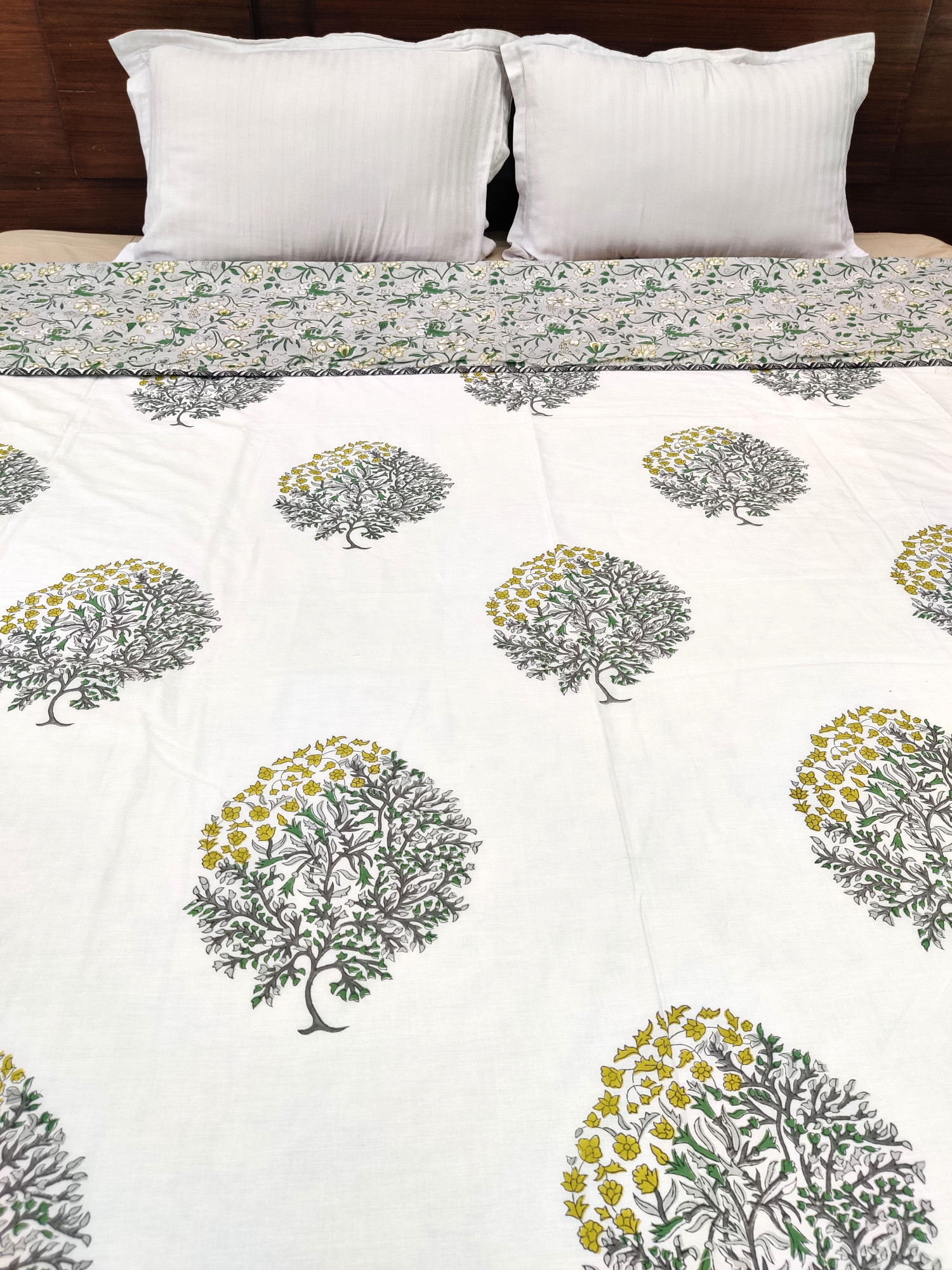 Block Print Dohar - Double Block  Hand Block Print  Cotton Jaipuri D-027