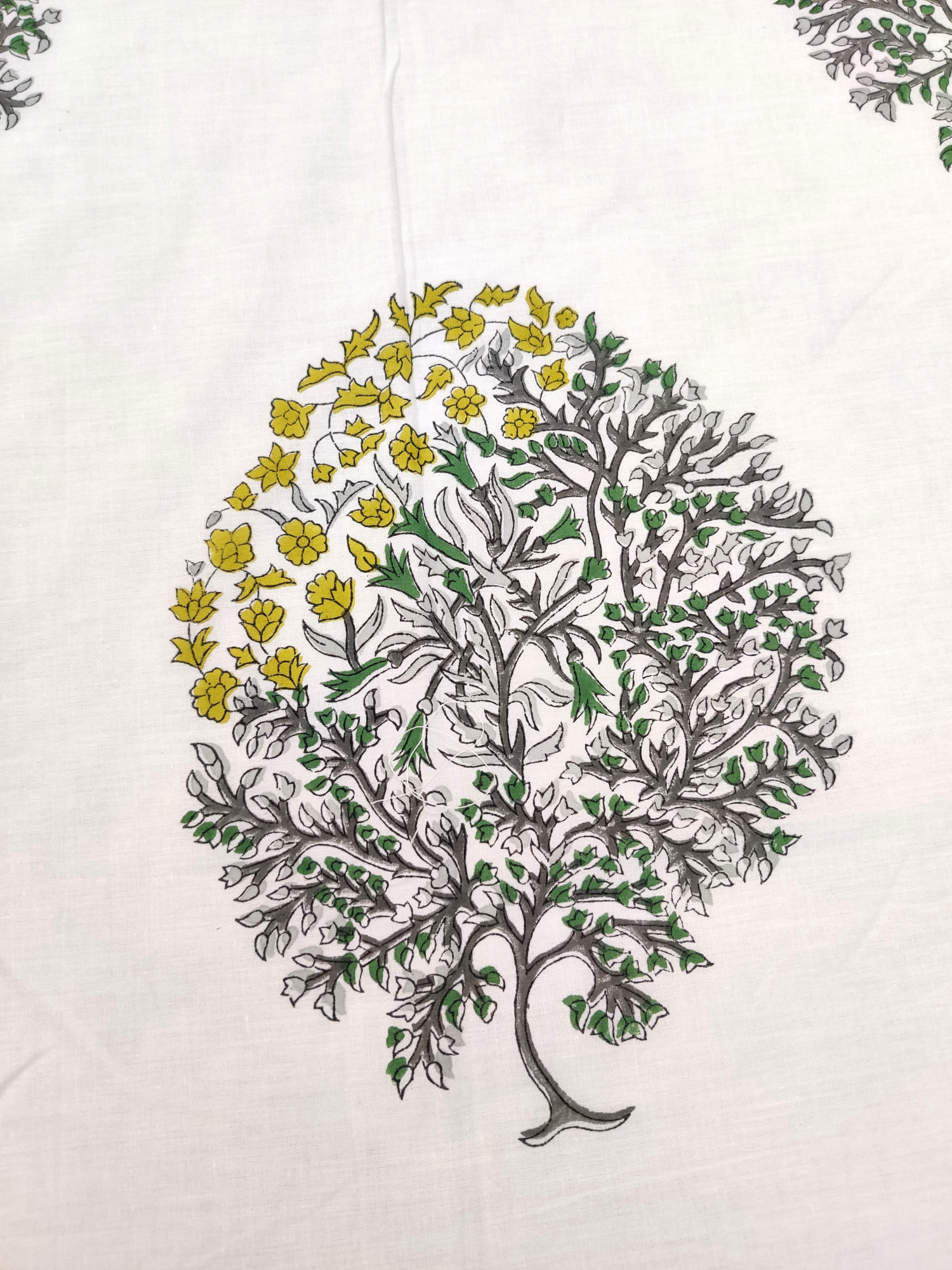 Block Print Dohar - Double Block Hand Block Print Cotton Jaipuri D-027