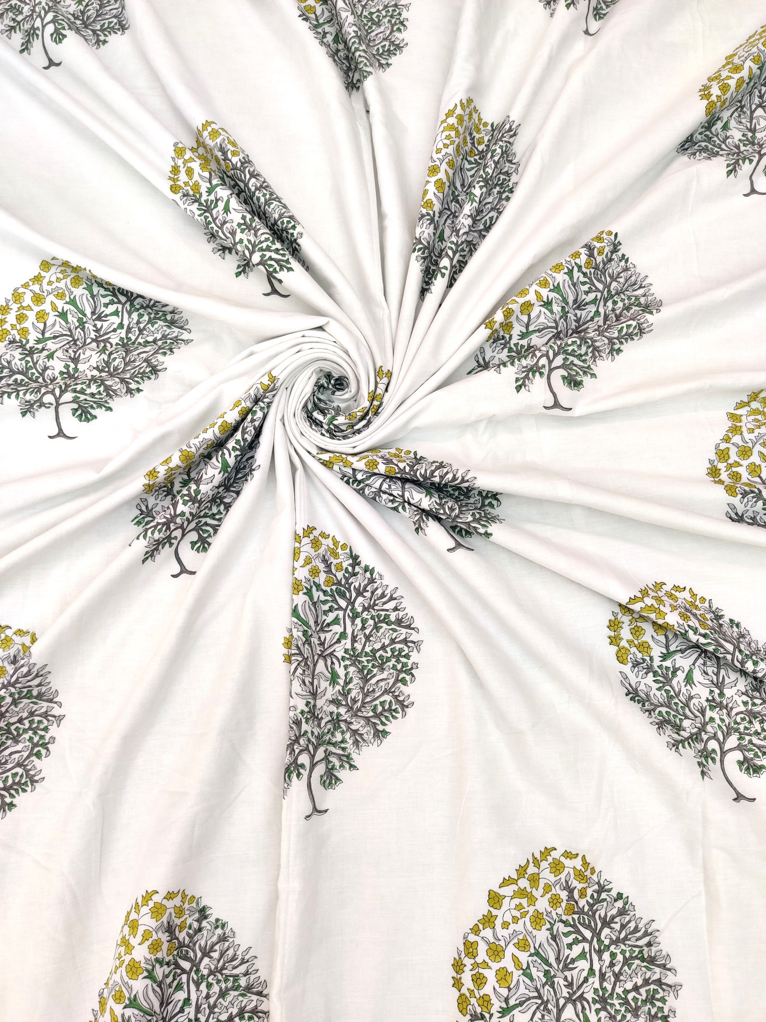 Block Print Dohar - Double Block Hand Block Print Cotton Jaipuri D-027