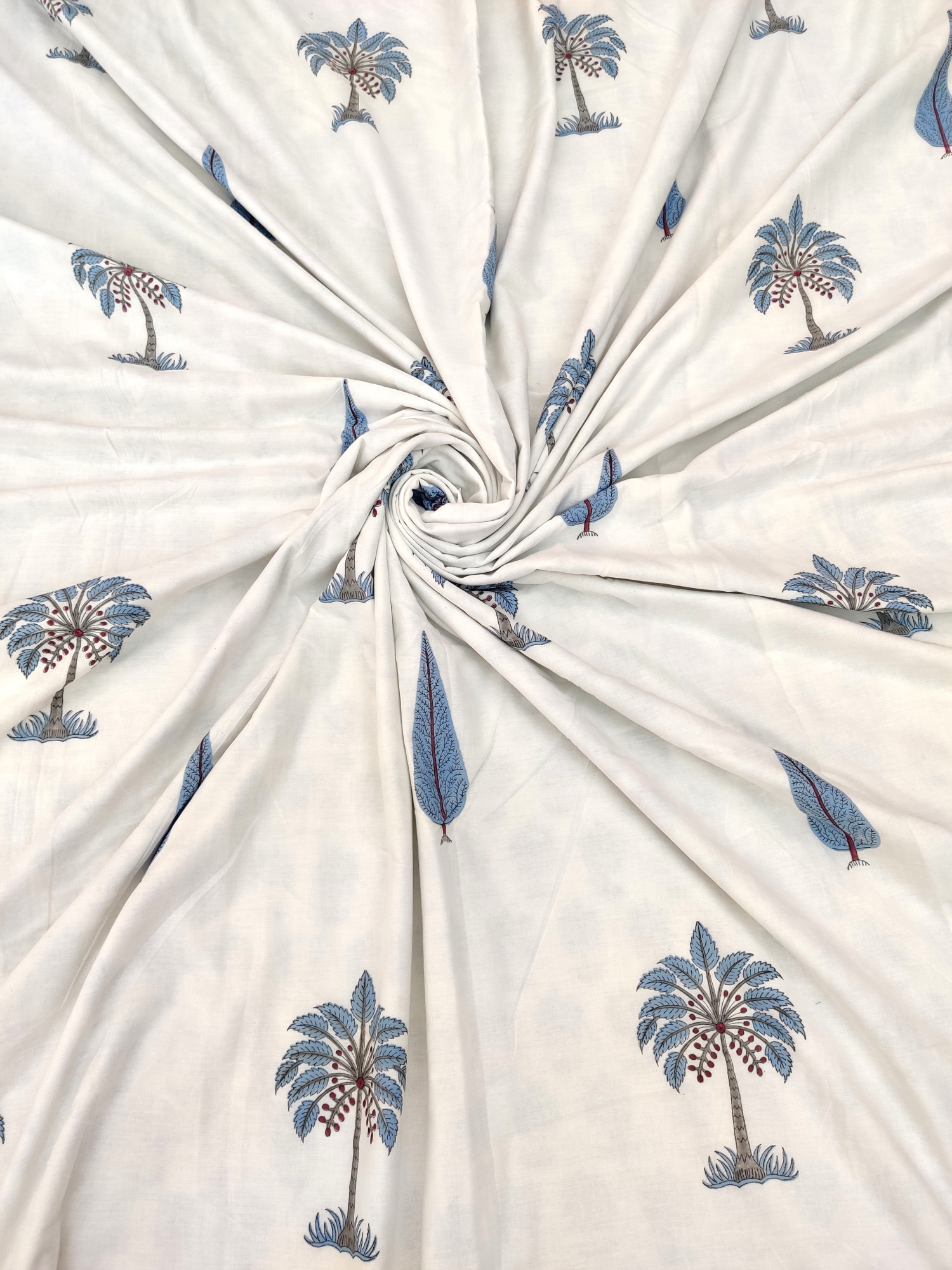Block Print Dohar - Pine Hand Block Print Premium Cotton Jaipuri