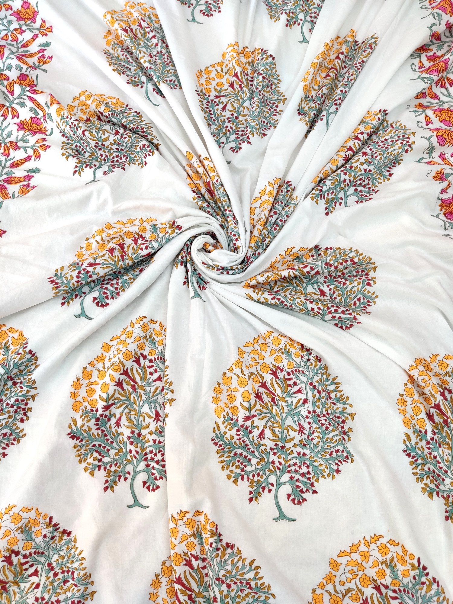 Block Print Dohar - Mix Pattern Reversible Hand Block Print Jaipuri Cotton