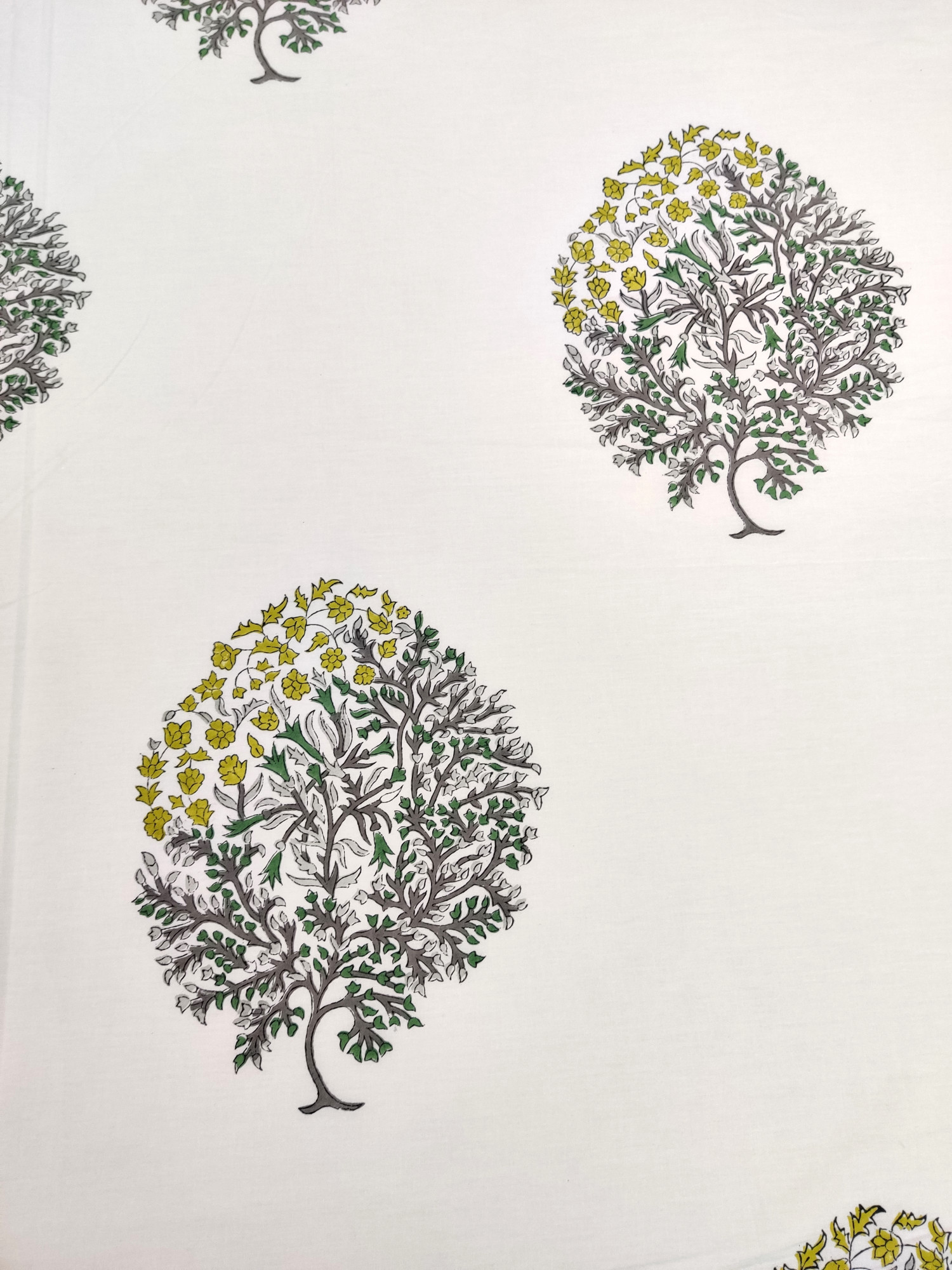 Jaipuri Block Print Bedsheet - Double Block 2 Hand Block Print Cotton King Size