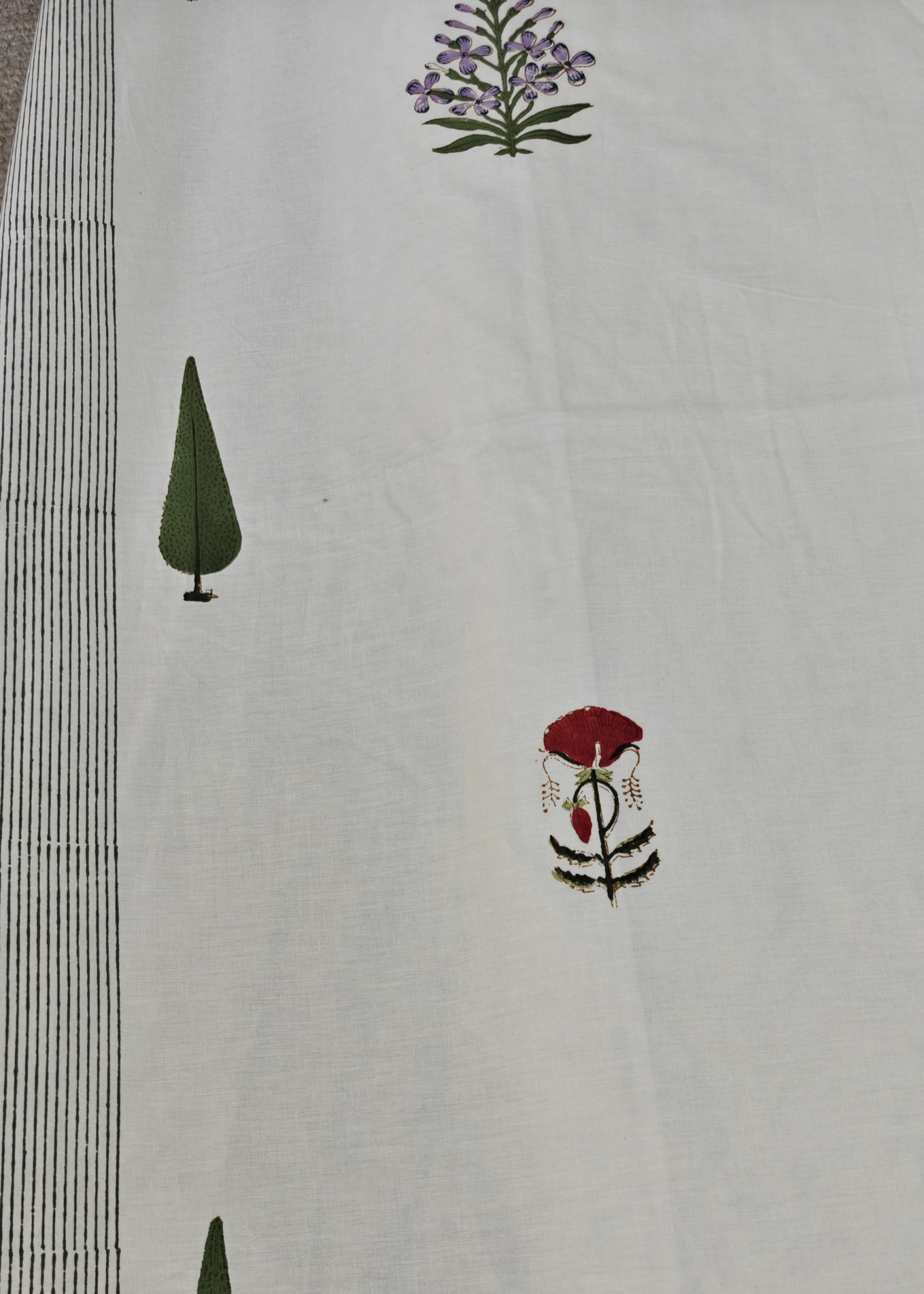 Handblock King Size Jaipuri Bedsheet | Noor Bedsheet