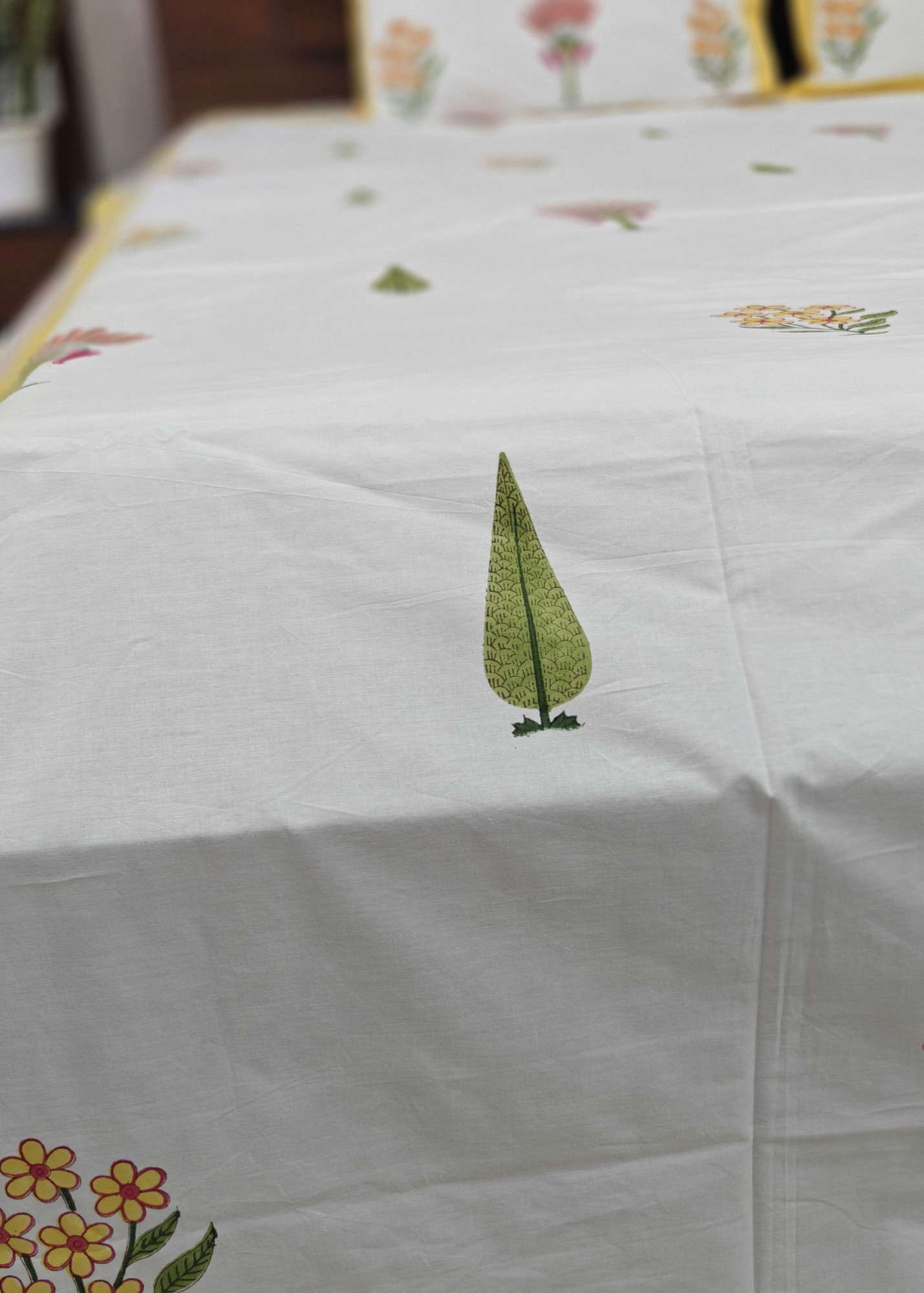 Jaipuri Block Print Bedsheet - Rangrez Jaipur Hand Block Print Cotton King Size