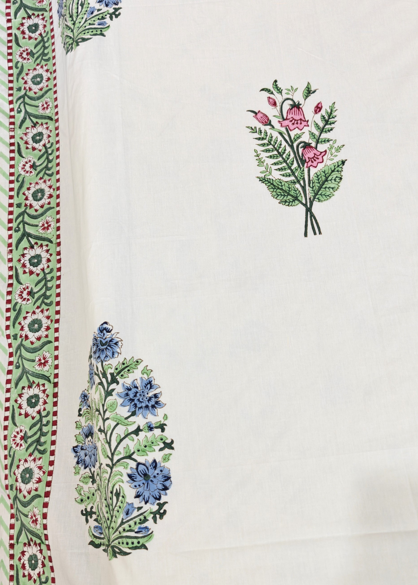 Jaipuri Block Print Bedsheet - Haveli Threads Hand Block Print Cotton King Size