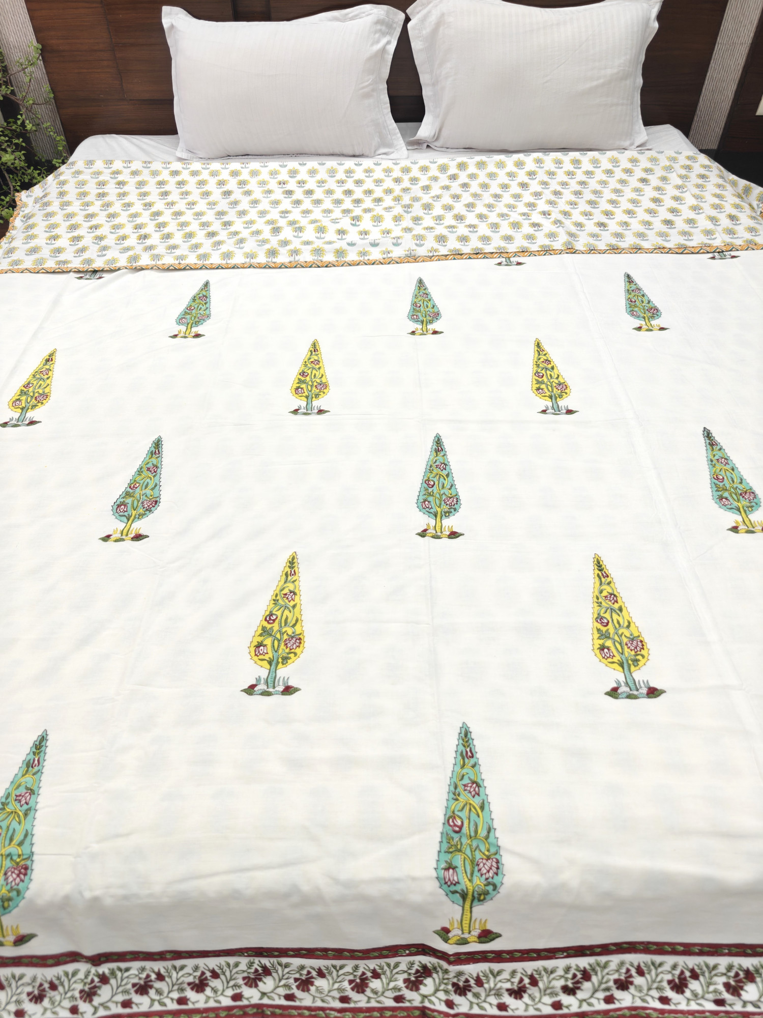 Block Print Dohar - Chhipa Charm Reversible Hand Block Print Jaipuri Cotton