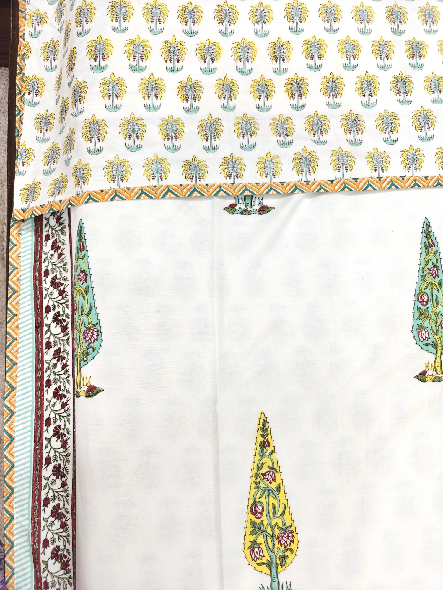 Block Print Dohar - Chhipa Charm Reversible Hand Block Print Jaipuri Cotton