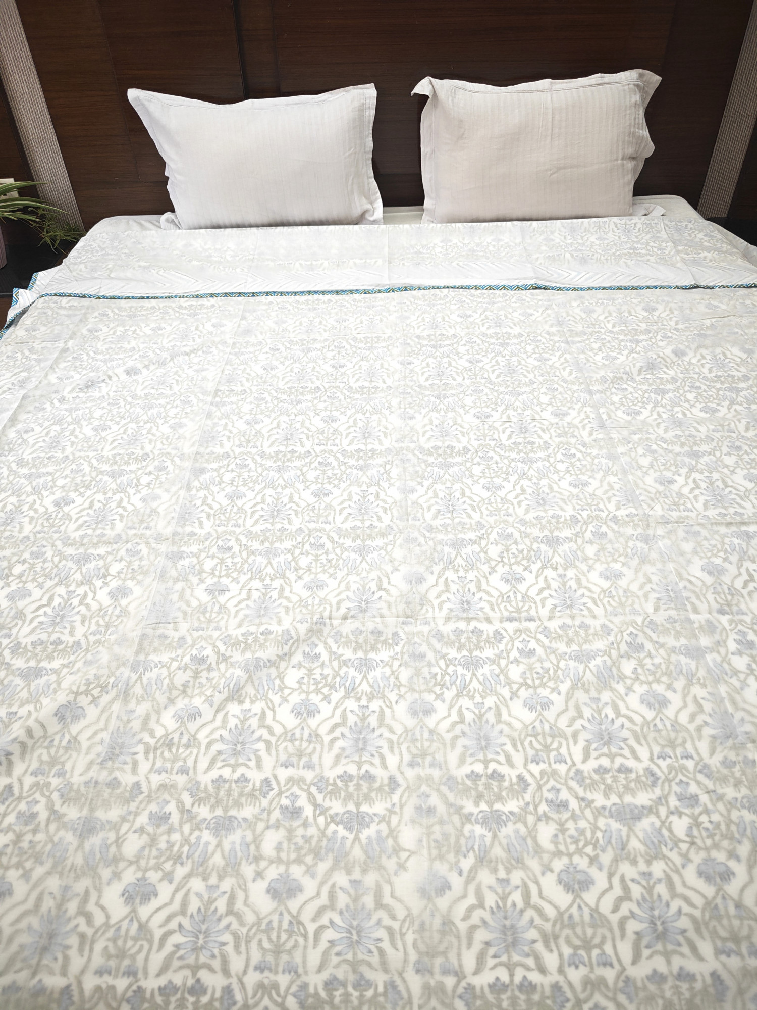Block Print 3D Dohar - Botanicraft Hand Block Print Mulmul Jaipuri