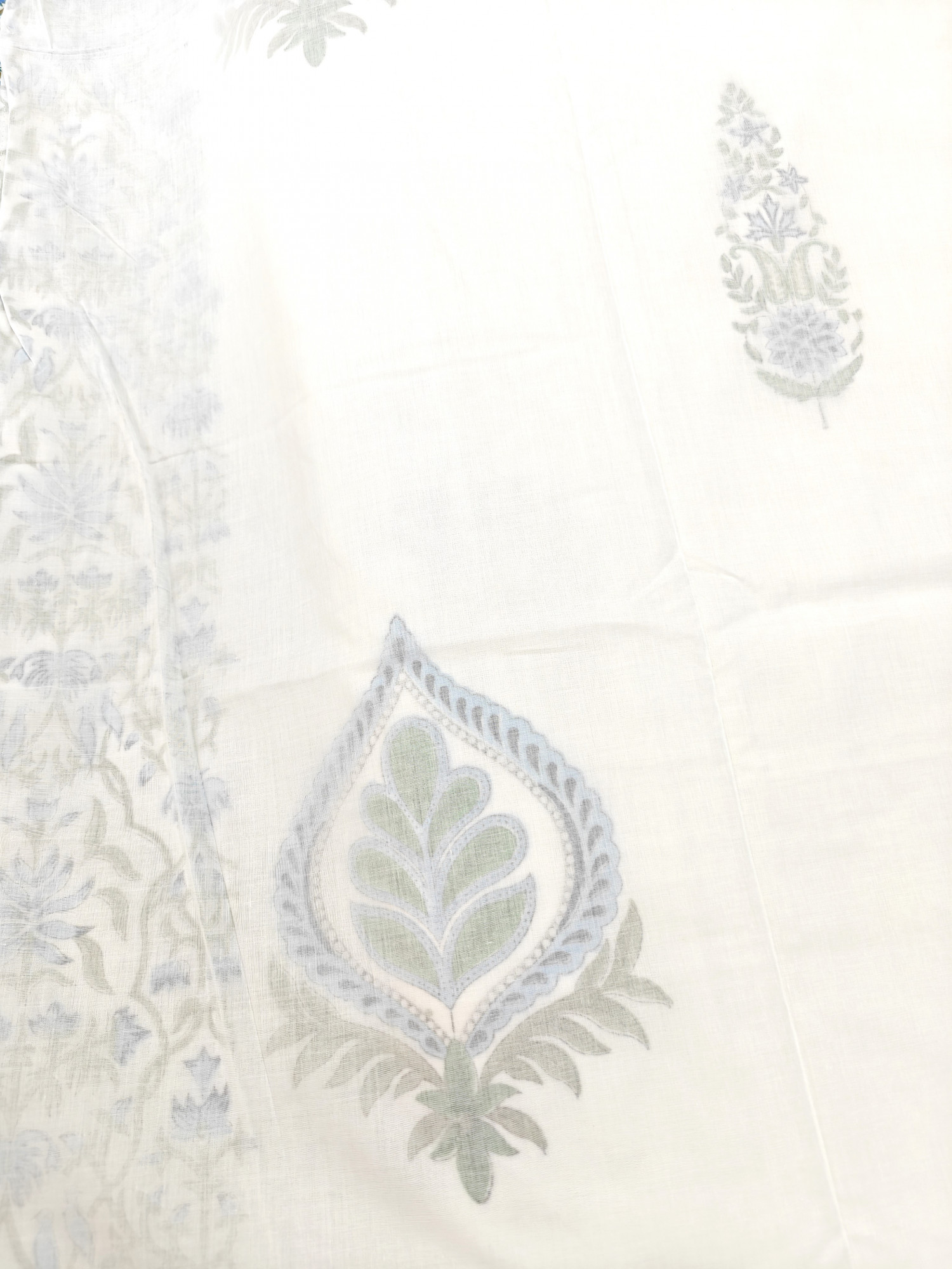 Block Print 3D Dohar - Botanicraft 2 Hand Block Print Mulmul Jaipuri