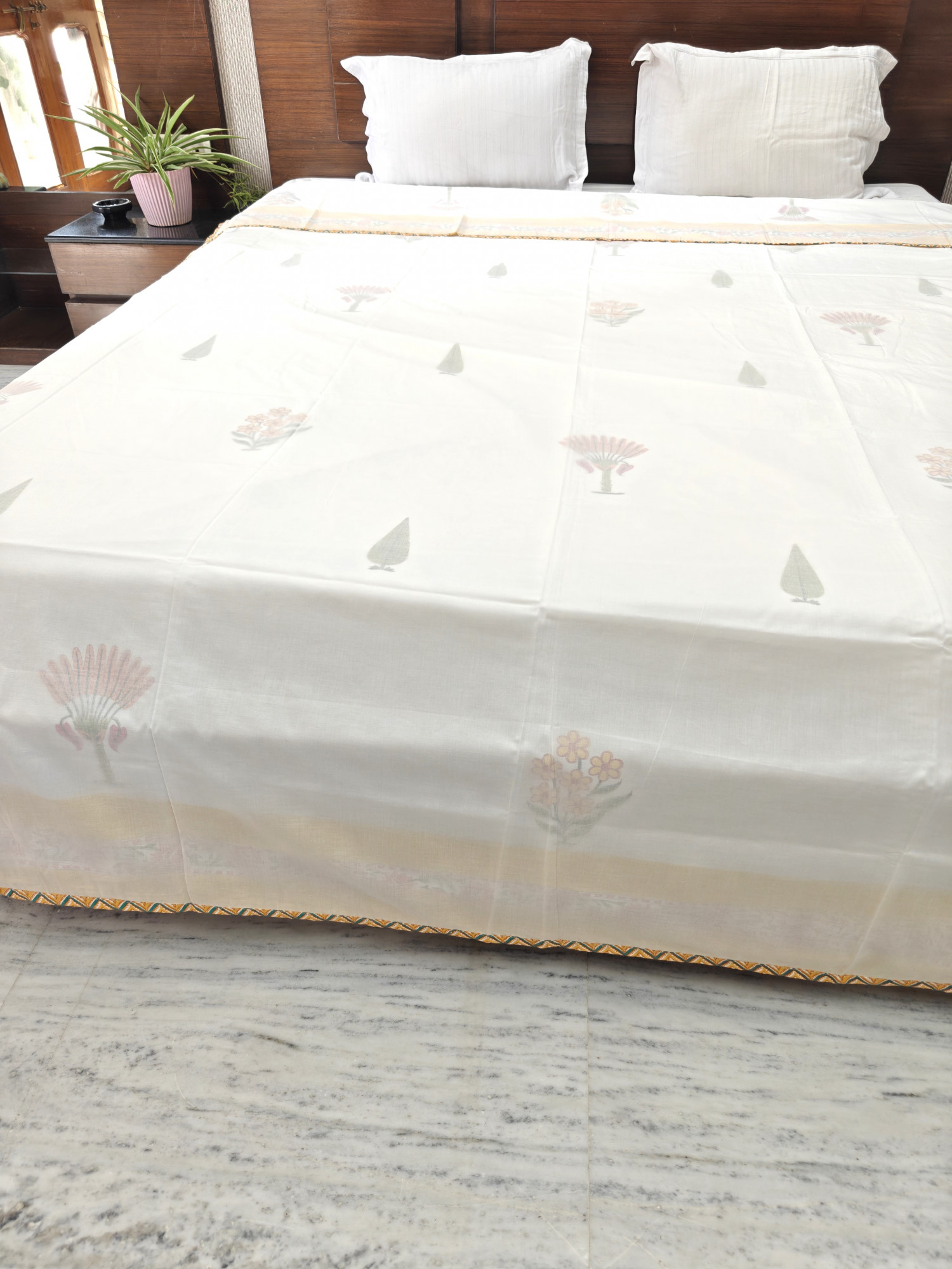 Block Print 3D Dohar - Rangrez Jaipur Hand Block Print Mulmul Jaipuri