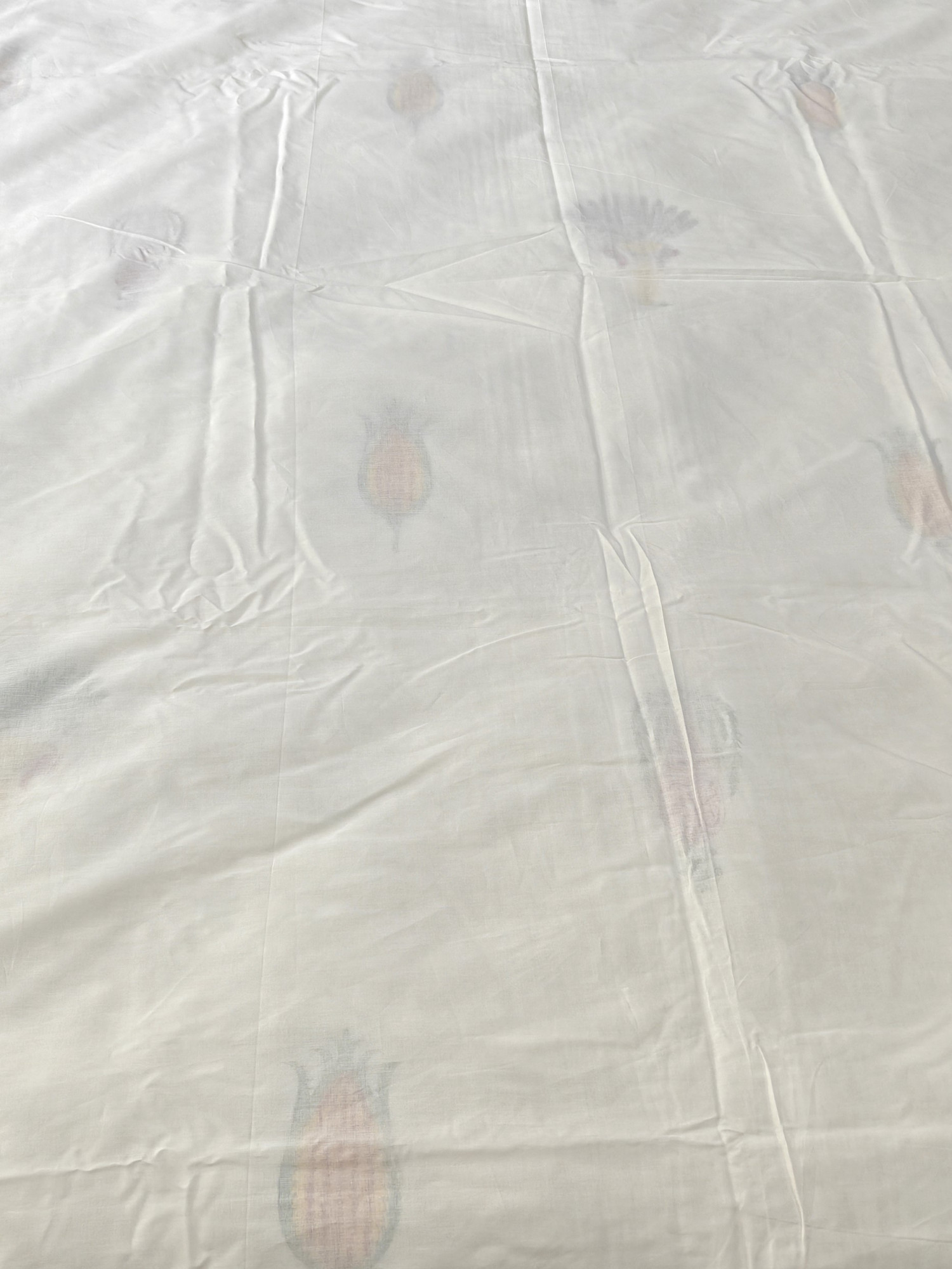 Premium white quilt cover cotton soft mulmul white razai cover Single Size