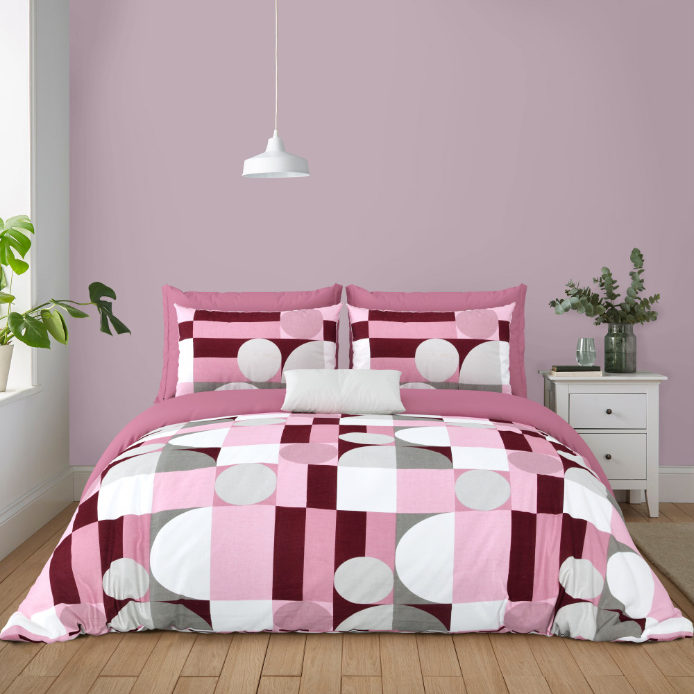 Bliss Double Bedsheet 100% Pure Cotton 180 TC Bedheeet With Two Pillow Cover Set of 18 Bedsheet