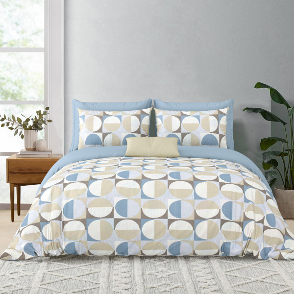 Bliss Double Bedsheet 100% Pure Cotton 180 TC Bedheeet With Two Pillow Cover Set of 18 Bedsheet
