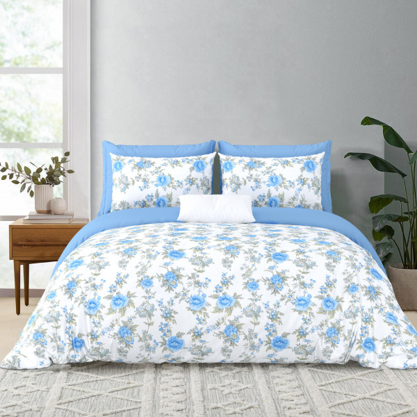 Bliss Double Bedsheet 100% Pure Cotton 180 TC Bedheeet With Two Pillow Cover Set of 18 Bedsheet