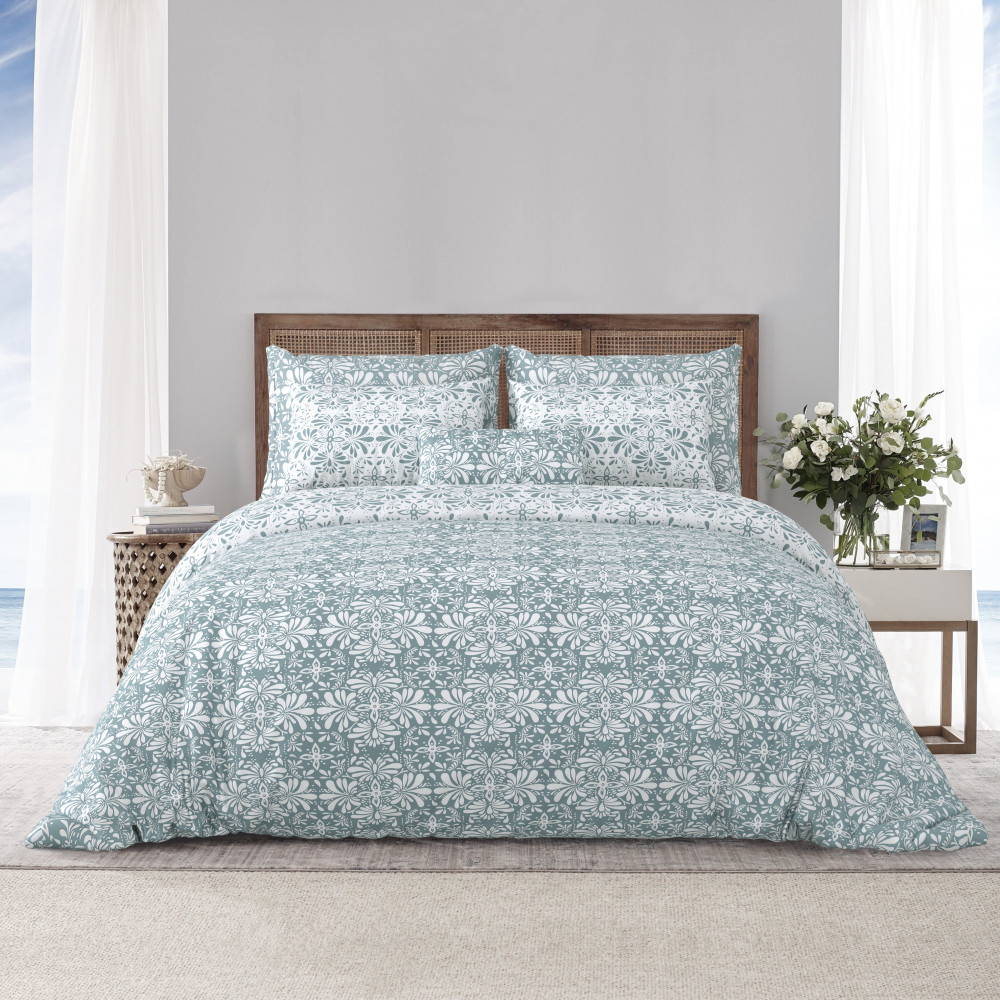Bliss King Size 100% Pure Cotton 180 TC Bedheeet With Two Pillow Cover Set of 18 Bedsheet