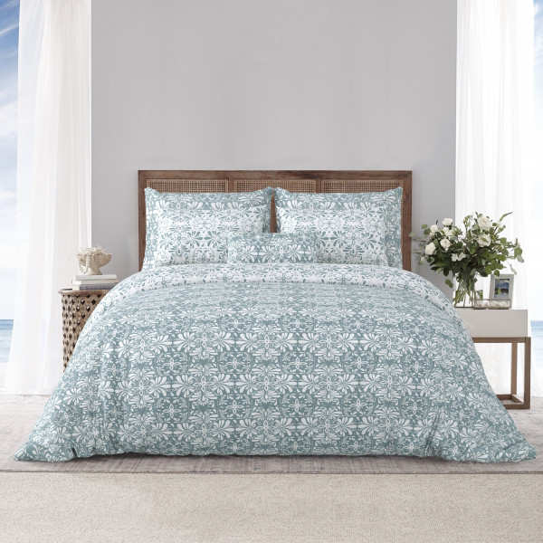 Bliss King Size 100% Pure Cotton 180 TC Bedheeet With Two Pillow Cover Set of 18 Bedsheet