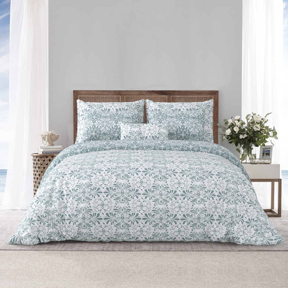 Bliss King Size 100% Pure Cotton 180 TC Bedheeet With Two Pillow Cover Set of 18 Bedsheet