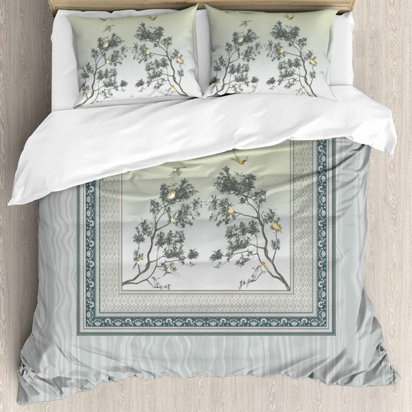 Elegance 210 TC Pure 100% Cotton King Size Bedsheet With Two Pillow Cover Set