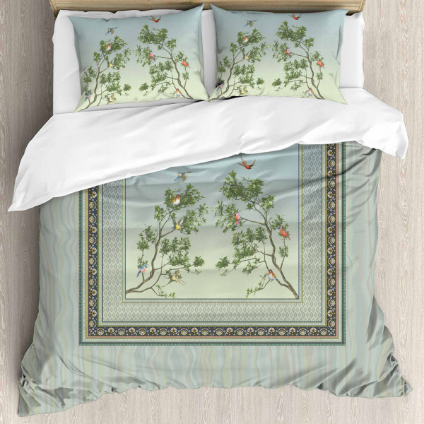 Elegance 210 TC Pure 100% Cotton King Size Bedsheet With Two Pillow Cover Set