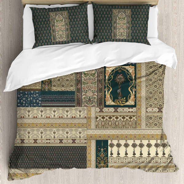 Elegance 210 TC Pure 100% Cotton King Size Bedsheet With Two Pillow Cover Set