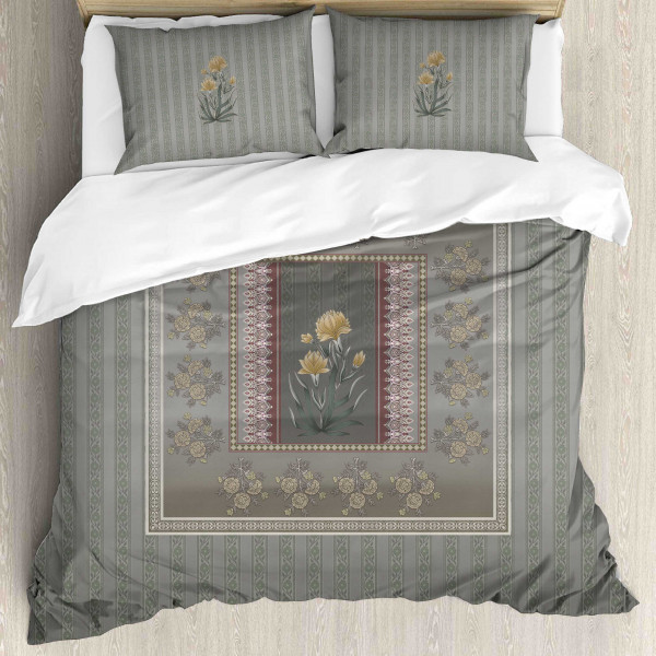 Elegance 210 TC Pure 100% Cotton King Size Bedsheet With Two Pillow Cover Set