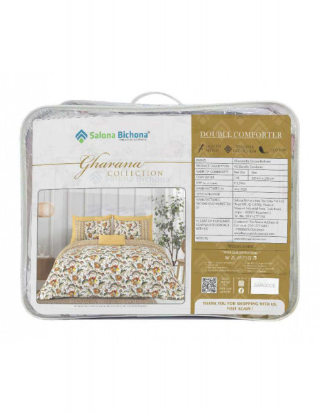 GHARANA Double Comforter Pure Cotton Set of 8 Comforter