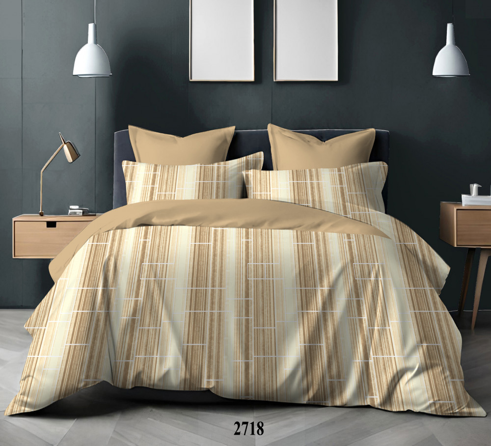 Image of GULMOHAR Double Bedsheet 100% Pure Cotton 120 TC Bedsheeet With Two Pillow Cover Set