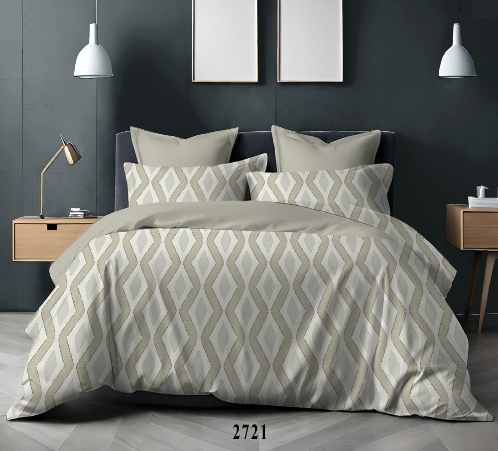 Image of GULMOHAR Double Bedsheet 100% Pure Cotton 120 TC Bedsheeet With Two Pillow Cover Set