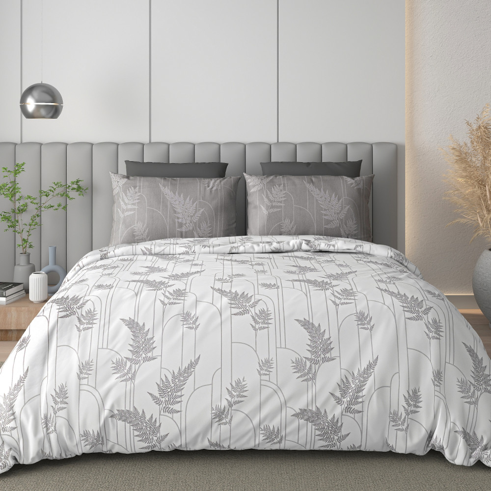 Image of Happy Life 210 TC Pure 100% Cotton King Size Bedsheet With Two Pillow Cover Set