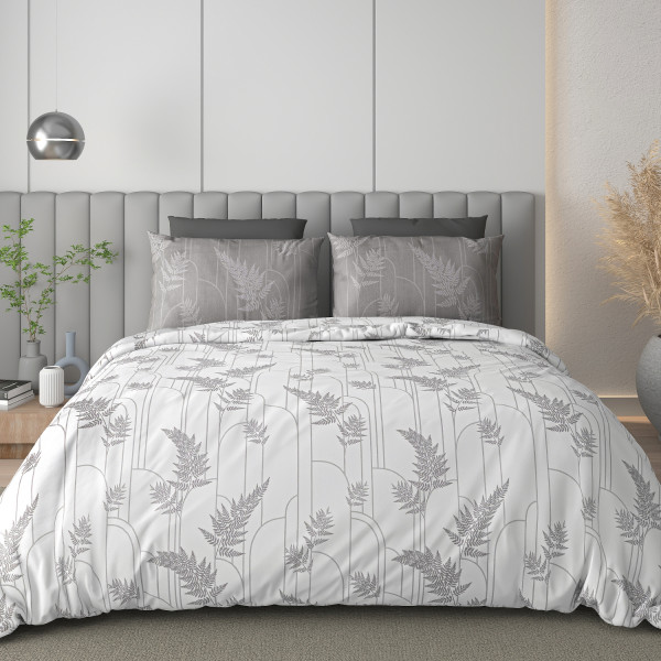 Happy Life 210 TC Pure 100% Cotton King Size Bedsheet With Two Pillow Cover Set