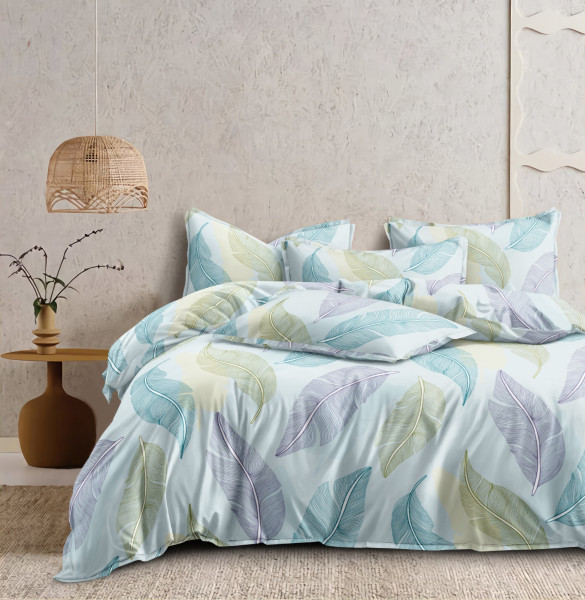 IMPRESSION King Size FITTED Bedsheet 100% Pure Cotton 180 TC Bedsheeet With Two Pillow Cover Set of 18 Bedsheet