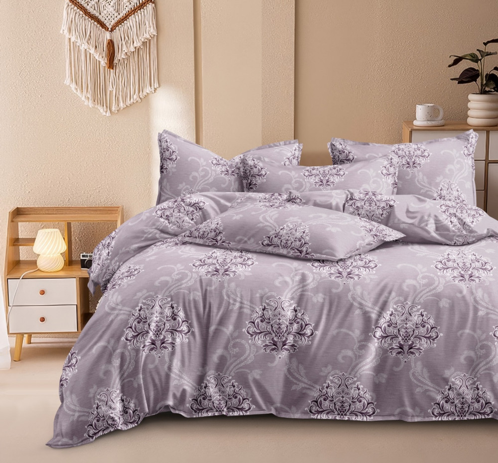 IMPRESSION King Size FITTED Bedsheet 100% Pure Cotton 180 TC Bedsheeet With Two Pillow Cover Set of 18 Bedsheet