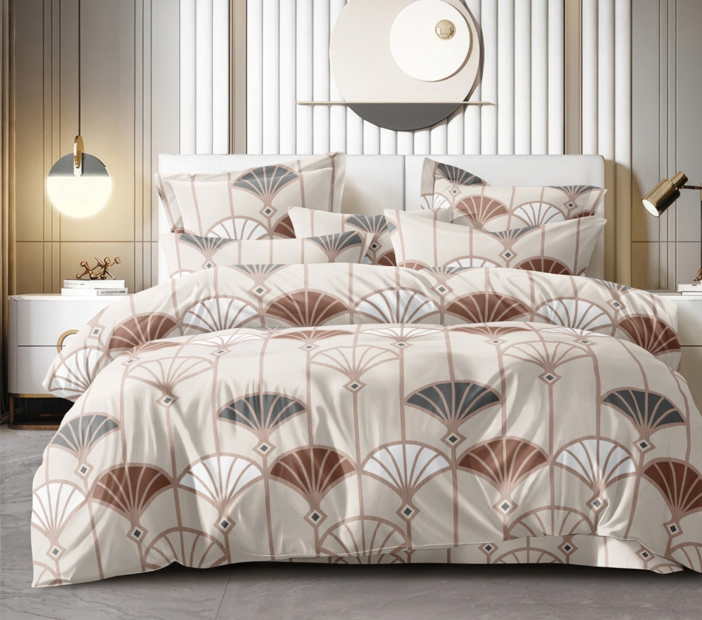 IMPRESSION King Size Bedsheet 100% Pure Cotton 180 TC Bedsheeet With Two Pillow Cover Set of 18 Bedsheet