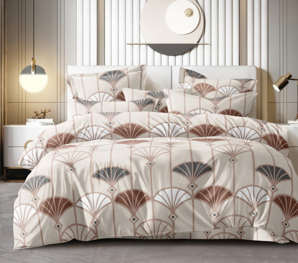 IMPRESSION King Size Bedsheet 100% Pure Cotton 180 TC Bedsheeet With Two Pillow Cover Set of 18 Bedsheet