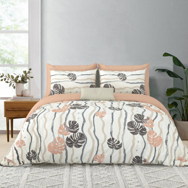 IMPRESSION 120 GSM Premium Microfiber King Size Bedsheet With Two Pillow Cover Set