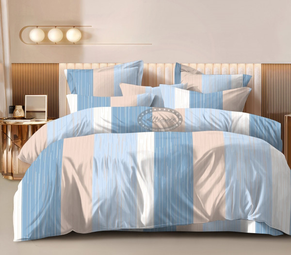 IMPRESSION 120 GSM Premium Microfiber King Size Bedsheet With Two Pillow Cover Set