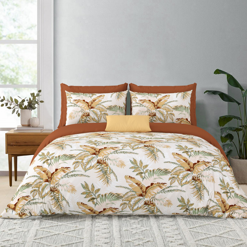 Image of IMPRESSION 120 GSM Premium Microfiber King Size Bedsheet With Two Pillow Cover Set