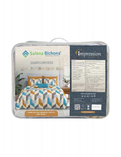IMPRESSION Double Comforter Mircrofiber Fabric of 8 Comforter