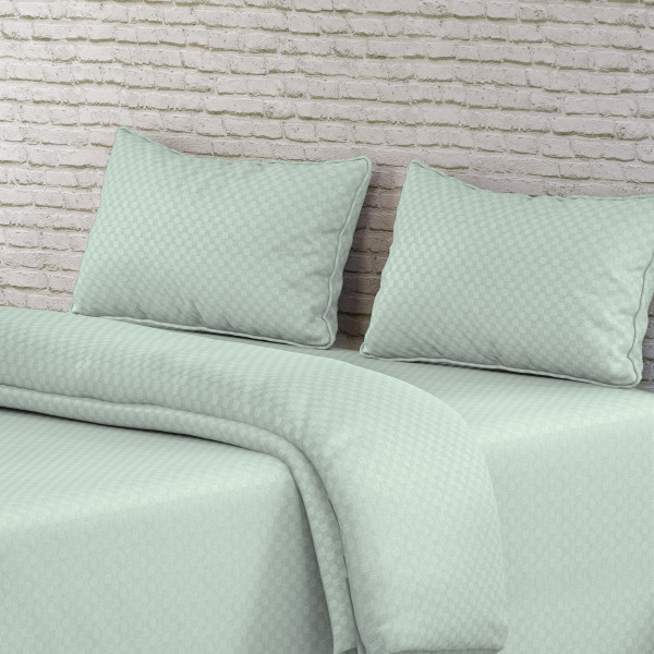 Jacquard 300 TC Pure 100% Cotton King Size Bedsheet With Two Pillow Cover Set