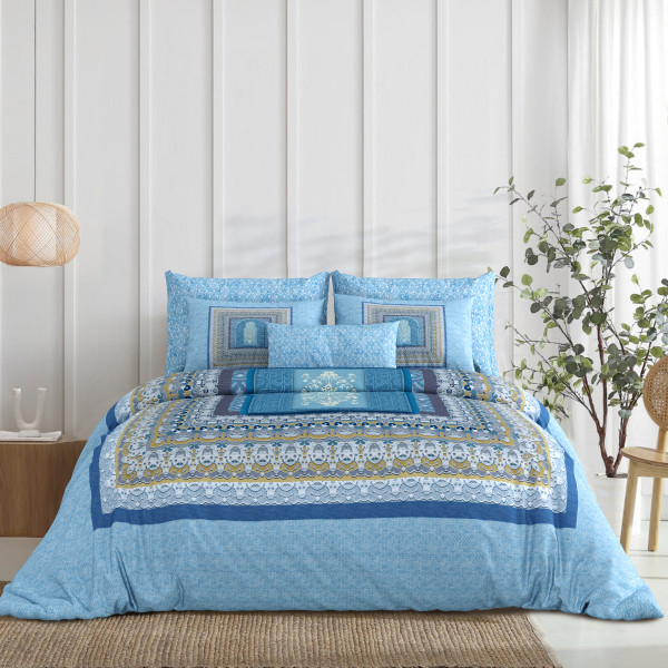 NAYAB KING SIZE BEDSHEET WITH 2 PILLOW COVER