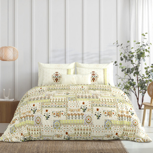 NAYAB KING SIZE BEDSHEET WITH 2 PILLOW COVER